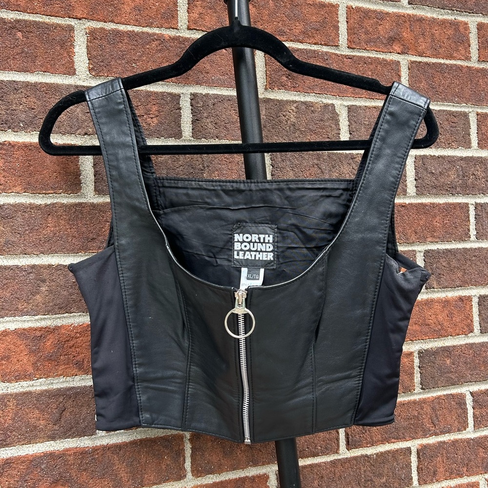 Northbound leather corset top - Picture 5 of 9